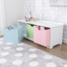 Скамья с выдвижными ящиками KidKraft, пастель