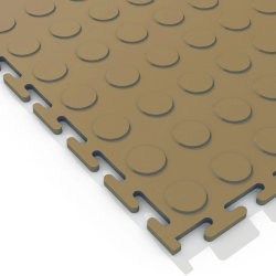 Модульное напольное ПВХ покрытие M-TILE HARD STUDDED, 7 мм